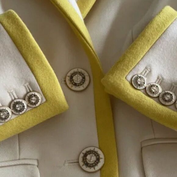 NWT J Crew Lexington 2 Riding Wool Jacket Blazer Creme Academia Prep Equestrian - Picture 2 of 16